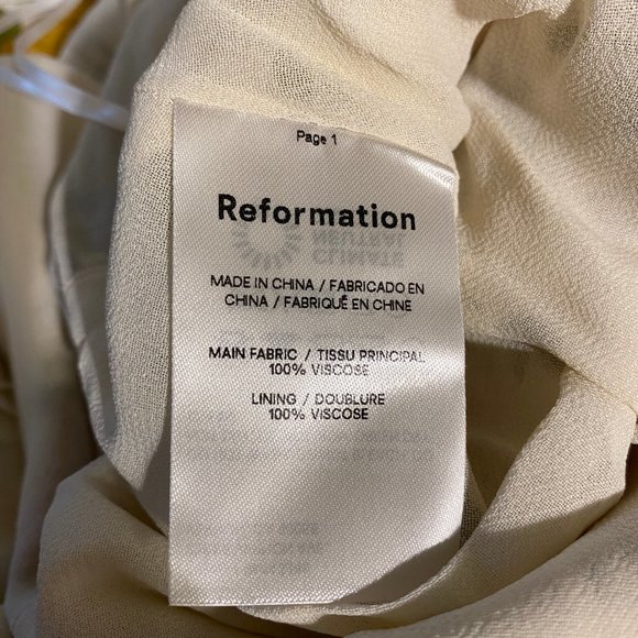 Reformation Butterfly Dress in Marie Antoinette - Picture 10 of 14